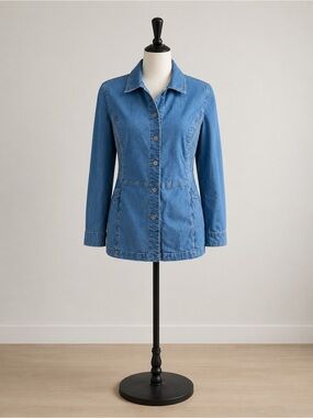 Blue Willi’s denim Danish jean jacket 42 US M